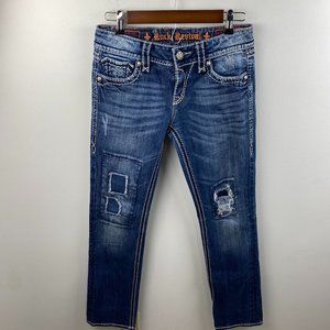 Rock Revival Blake Straight 29 Jeans Distressed